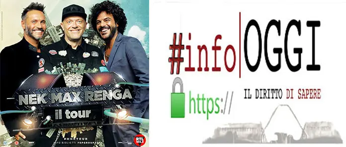 Countdown per il tour Max Nek Renga ? Appuntamento al PalaCalafiore di Reggio Calabria il 4 febbraio