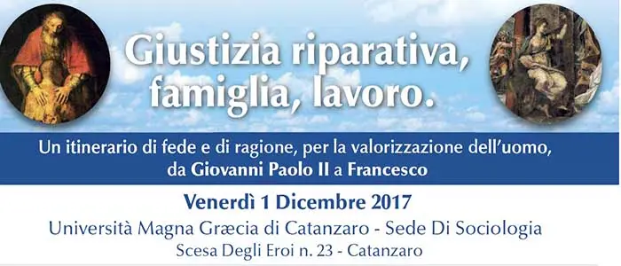 Alla facolta' di Sociologia giornata di studi su "Giustizia riparativa, famiglia, lavoro"