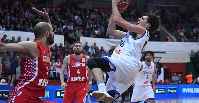 Basket - Qualificazioni Mondiali 2019: Italia corsara a Zagabria, Croazia battuta 64-80