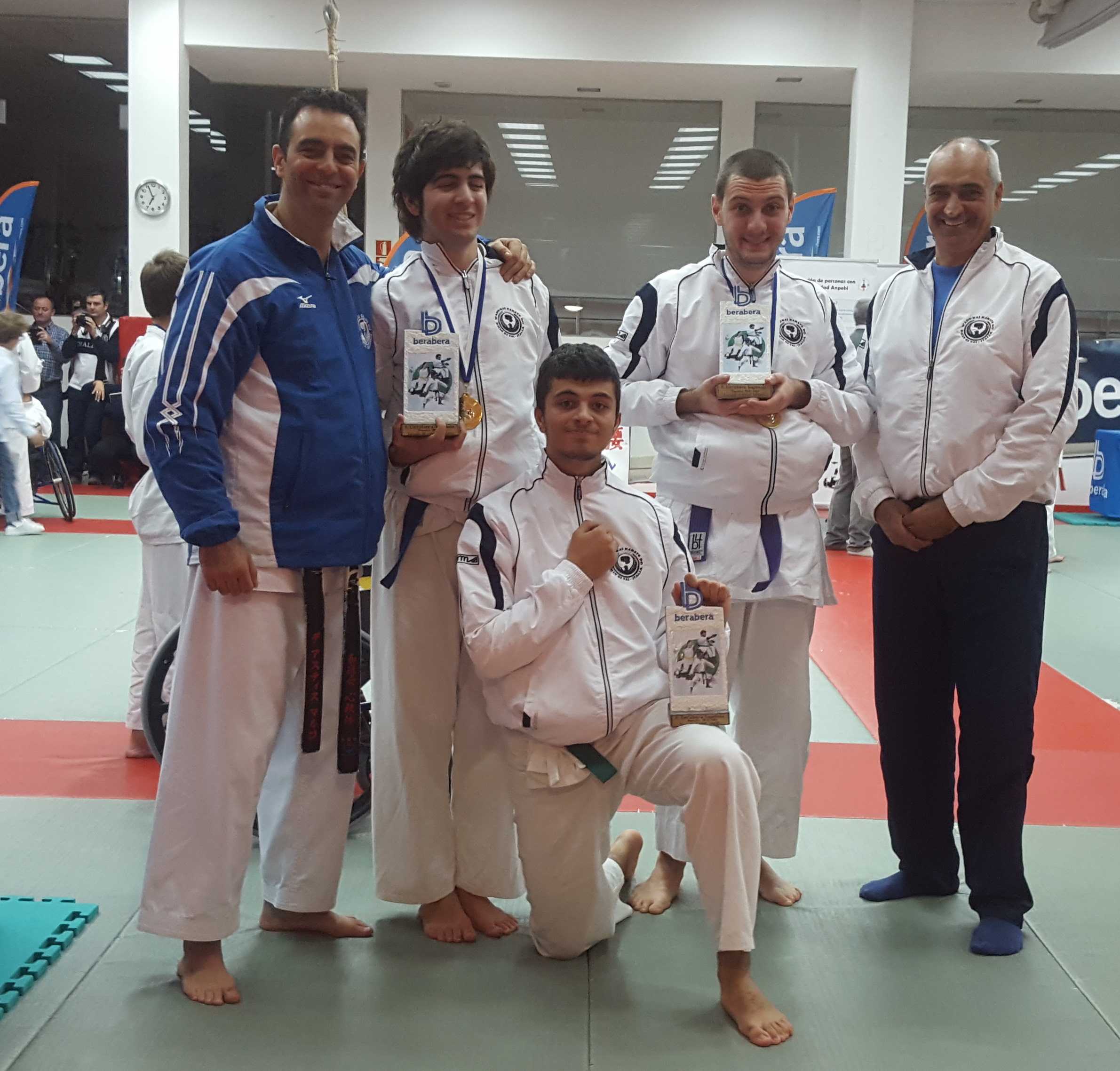 Karate italiano al X campionato internazionale di arti marziali per atleti con disabilita' in Spagna
