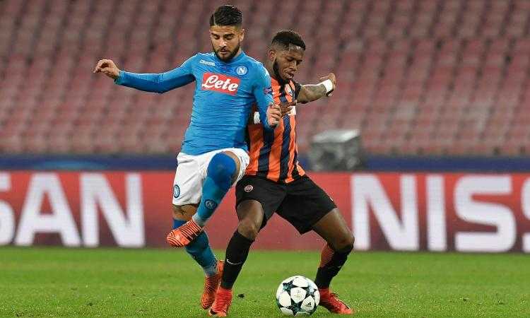Champions League, il Napoli travolge lo Shaktar e torna a sperare nella qualificazione