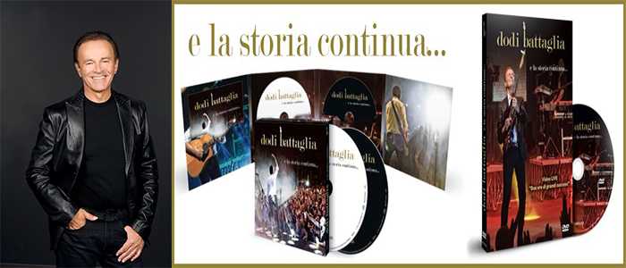 Dodi Battaglia, "e la storia continua" Oggi esce il Dvd (Video e Foto)