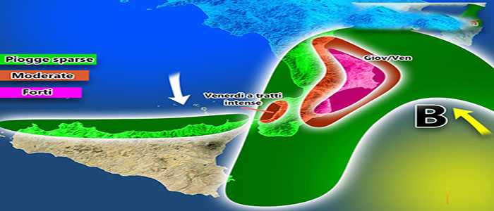 Allerta meteo: possibili bombe d'acqua su Sicilia e Calabria Jonica, ecco Il dettaglio