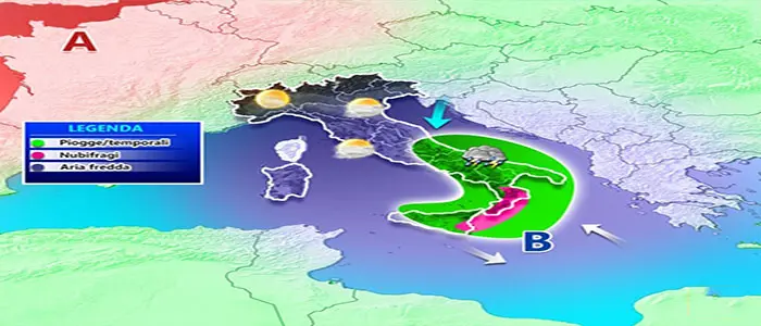 Allerta Meteo: Peggiora fortemente su Sicilia e Calabria Jonica