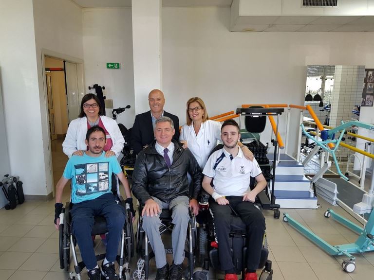 Cip Sardegna: la visita di Oscar De Pellegrin risalta l'ottimo feeling con Unità Spinale Cagliari