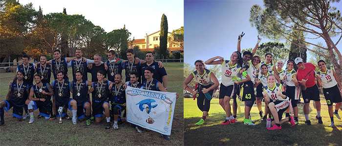 Pink Elephants Catania e Marines Lazio campioni d'Italia di Flag Football (Foto)