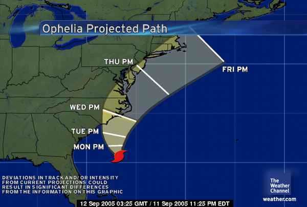 Ophelia, la tempesta tropicale diventata uragano che si dirige verso l'Europa