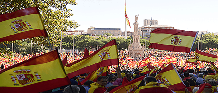 Catalogna - Marce a Madrid e Barcellona per l'unità nazionale
