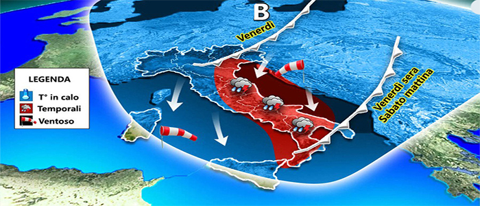 Meteo: irruzione fredda dalla Scandinavia, previsione su Nord, Centro, Sud e Isole