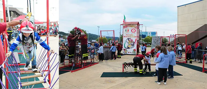 Piccoli pompieri al Centro Commerciale Due Mari per la seconda edizione di "Pompieropoli" (Foto)