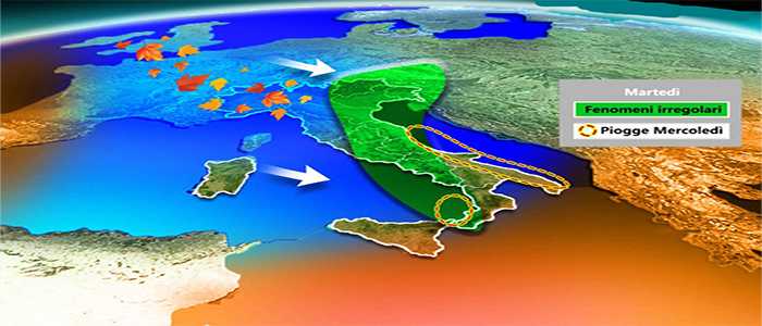 Meteo: Instabile e clima autunnale sull'Italia, previsioni su Nord, Centro, Sud e Isole