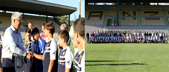 US Catanzaro. Il presidente Noto incontra i calciatori del Settore Giovanile (Foto)