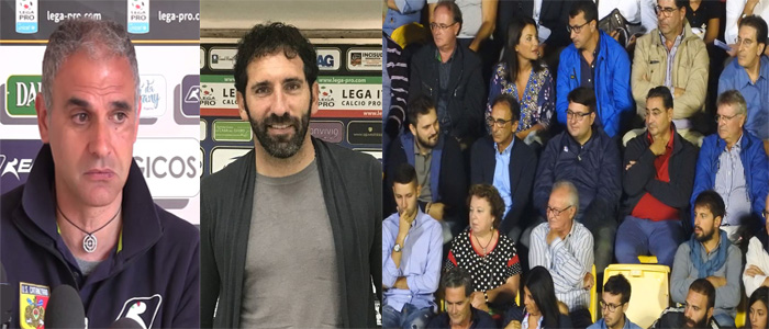 Us Catanzaro-Juve Stabia, i commenti dei tecnici negli spogliatoi "Erra e Caserta" (Foto)