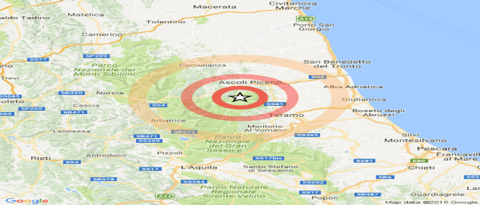 Sisma, avvertita scossa di 3.7 tra Rieti e le province dell'Aquila