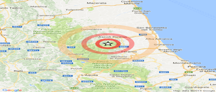 Sisma, avvertita scossa di 3.7 tra Rieti e le province dell'Aquila