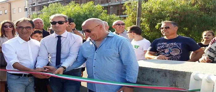 Abramo e Cardamone: aperta al pubblico la passerella pedonale del quartiere Santa Maria (Cz) (Foto)