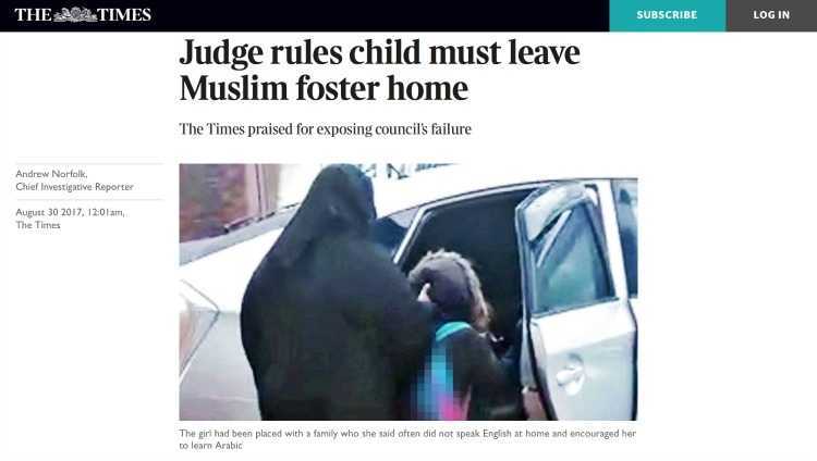 Londra, bimba cristiana affidata a famiglia musulmana. Il giudice cambia idea: "Starà con la nonna"