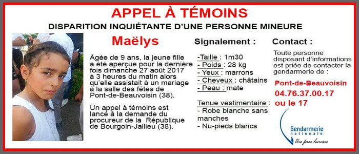 Francia, scomparsa bambina durante matrimonio: si sospetta rapimento