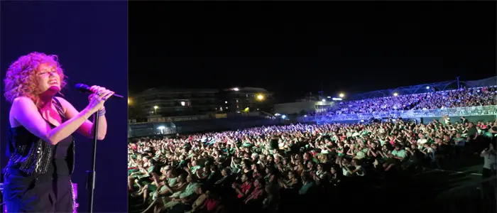 Fiorella Mannoia e i fan una cosa sola. Domenica la chiusura è affidata a Mario Biondi -Foto e Video
