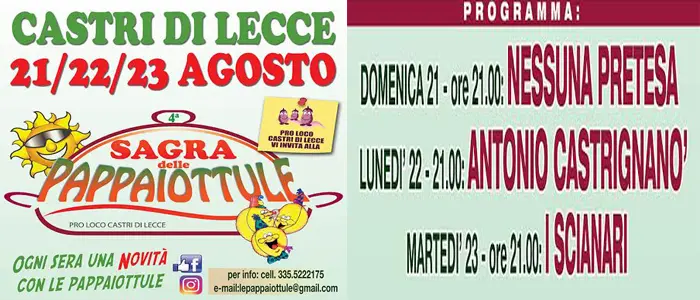 Al via la V edizione della Sagra delle Pappaiottule