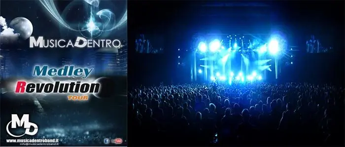 I Musicadentro con il tour "Medley Revolution"  il 18 agosto a Zagarise (Cz)