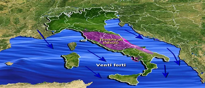 Allerta Meteo: Weekend con temporali e crollo termico, previsioni su Nord, Centro, Sud e Isole