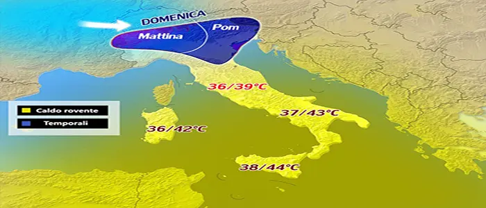 Meteo: Allerta trombe d'aria nel Weekend, previsione su Nord, Centro, Sud e Isole