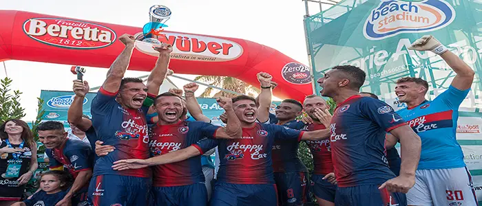 Beach Soccer - Supercoppa Aon: L'Happy Car Sambenedettese conquista il trofeo (Foto)