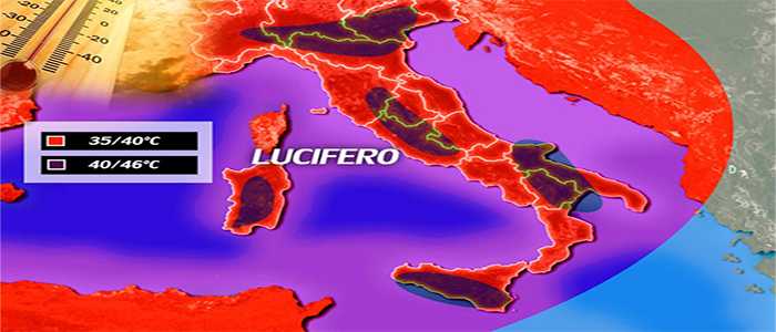 Meteo: Lucifero attacca l'Italia con il fuoco sahariano, previsione su Nord, centro, Sud e Isole