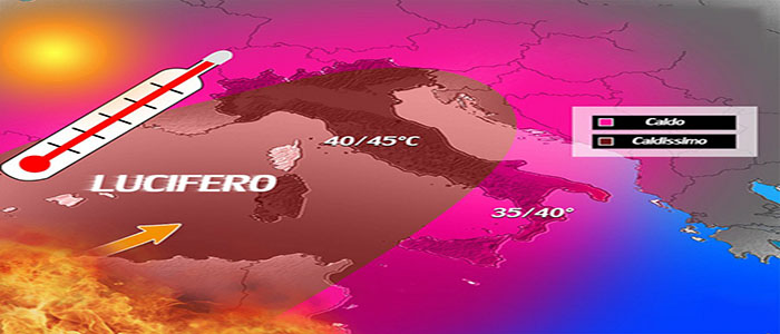 Allerta Meteo: Ecco Lucifero, Previsione su Nord, Centro, Sud e Isole