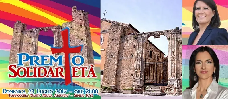 Collegiata di Simeri: Premio Solidarietà domenica 23 luglio
