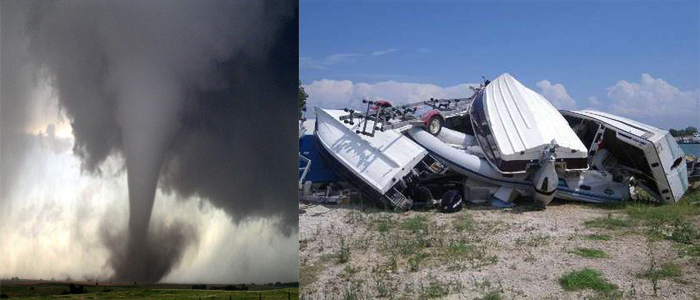 Terrore, tromba d'aria in spiaggia a Ostia, 10 feriti