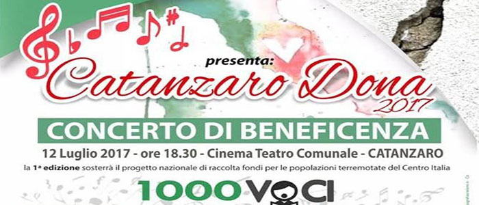Il 12 luglio "Catanzaro Dona"