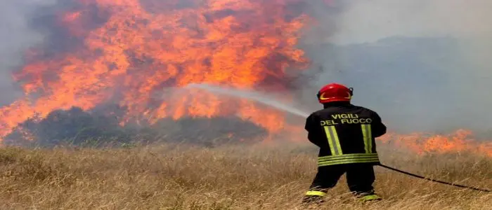 Emergenza incendi nel Cosentino e nel Crotonese, gli interventi dei Vigili del Fuoco