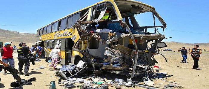 Perù, bus si capovolge: 9 morti e 25 feriti