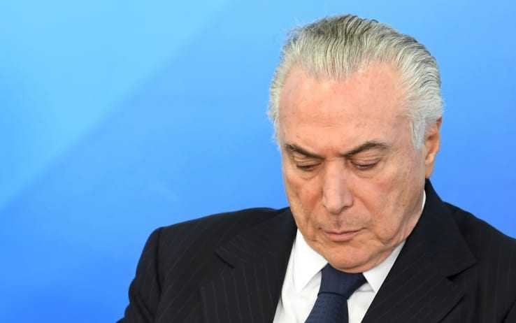 Brasile, presidente Temer accusato di corruzione