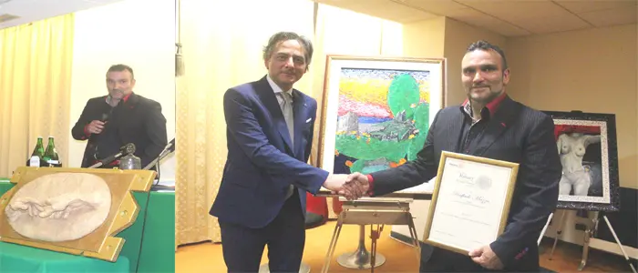 Assegnato all'artista lametino Raffaele Mazza il Premio Rotary Club Lamezia Terme "Valter Greco"