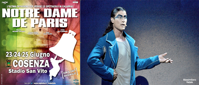 Cosenza: Domani sera allo stadio San Vito il debutto di Notre Dame De Paris (Foto)