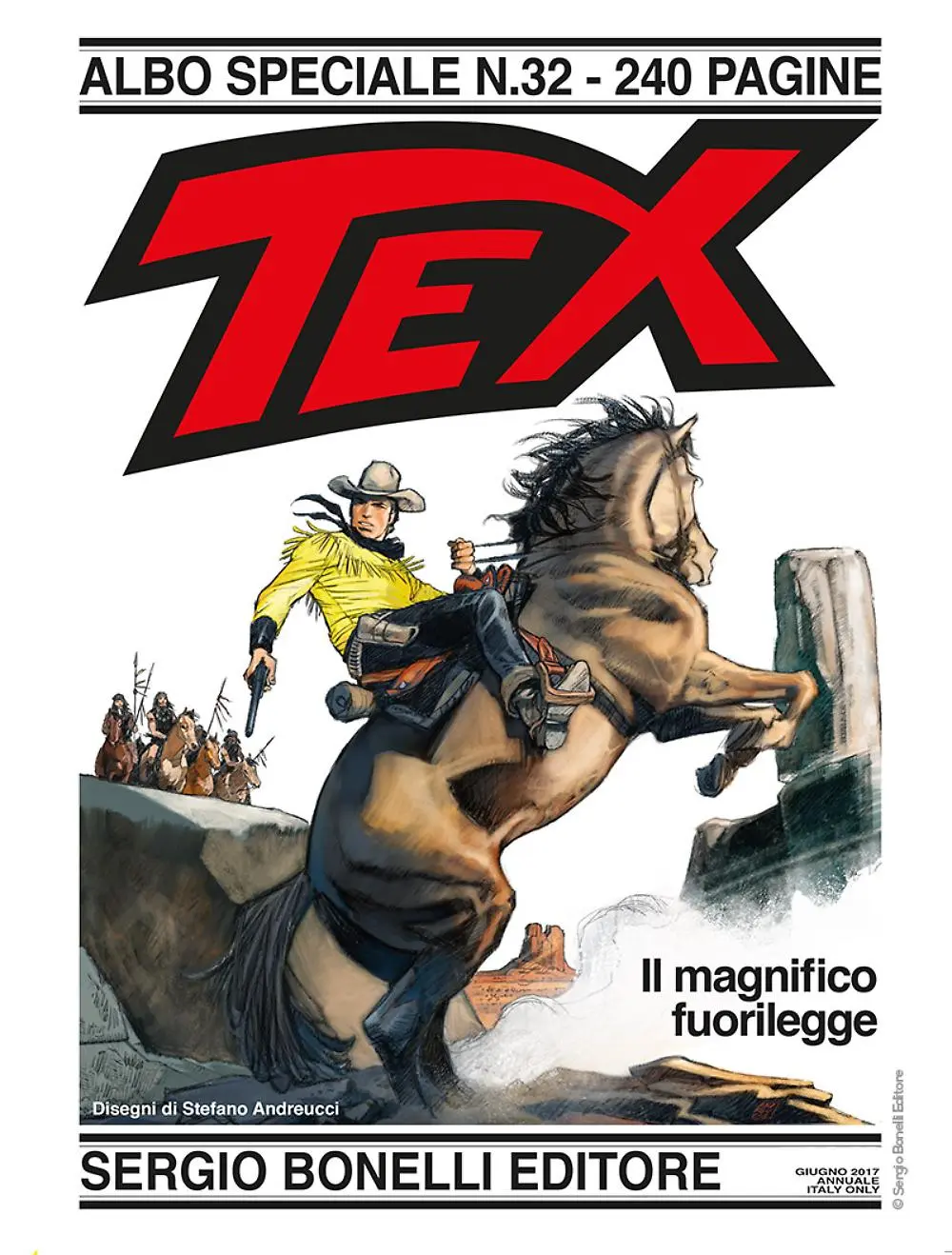 Tex torna ad essere un fuorilegge nel nuovo annual Bonelli