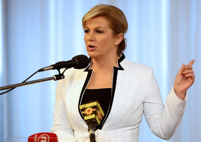 Croazia, presidente Kitarovic: "Apriamo una nuova pagina con la Serbia"