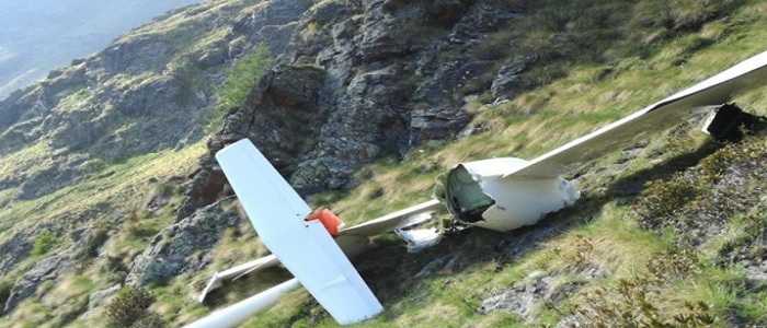 Valsesia, aliante si schianta. Morto il pilota