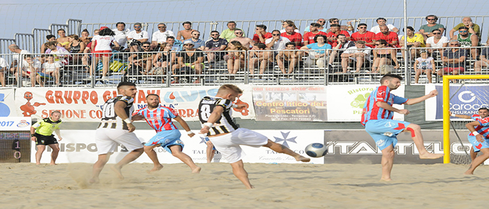 Beach Soccer: Happy car Samb e Viareggio per la coppa Italia AON