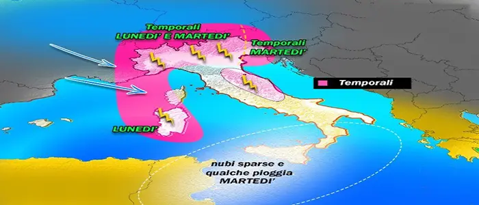 Meteo: Ecco Summer Storm, rovesci e temporali, previsioni su Nord, Centro, Sud e Isole