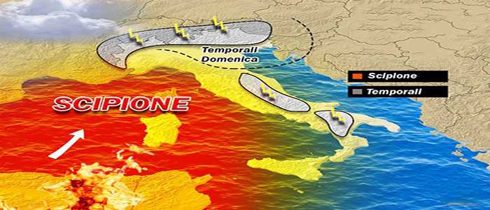 Meteo: Arriva "Scipione" ponte del 2 giugno, tanti temporali previsione su Nord, Centro, Sud e Isole