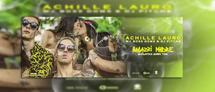 Achille Lauro, al via il Ragazzi Madre 'Woodstock' Summer Tour