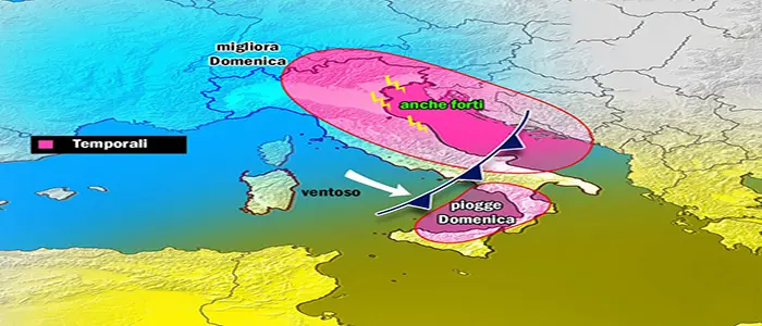 Meteo: ancora temporali su Adriatiche e Sud, migliora al Nord