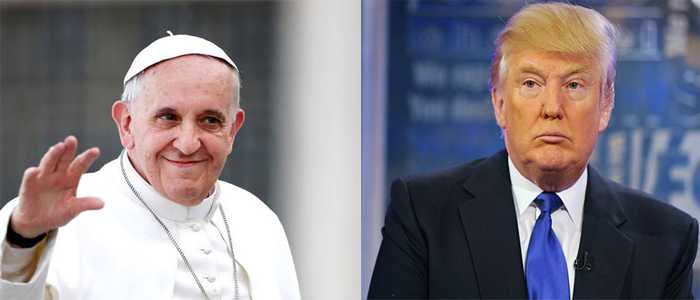 Papa Francesco e Donald Trump in Vaticano il 24 maggio