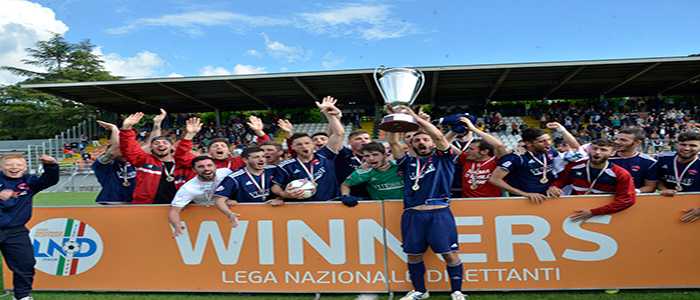 Coppa Italia 2017 LND il Villabiagio alza la coppa