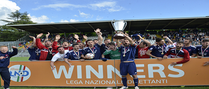 Coppa Italia 2017 LND il Villabiagio alza la coppa