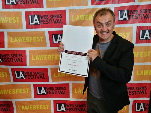 La costa etrusca vince ad Hollywood con il suo cantore Andrea Camerini